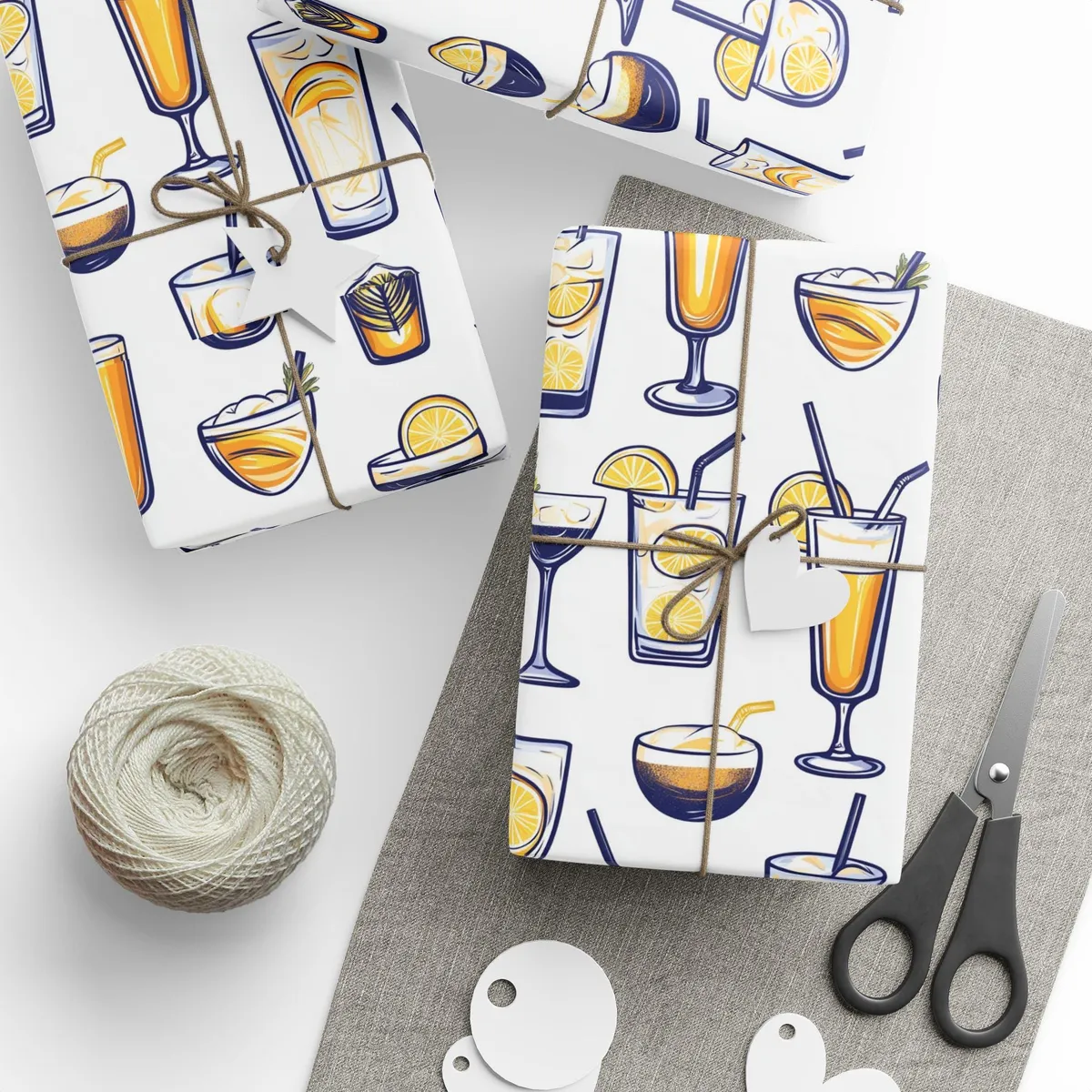 Cocktail Wrapping Paper β view 2