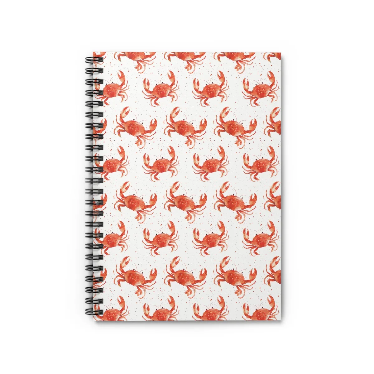 Crab Pattern Spiral Notebook — view 1