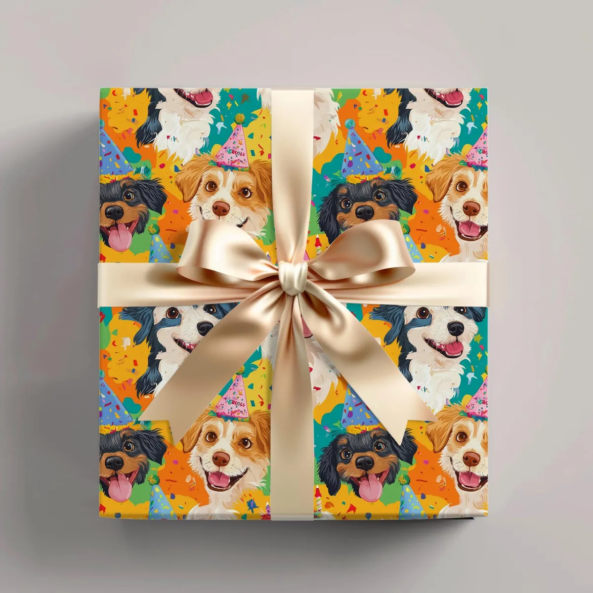 Dog Birthday Wrapping Paper — view 1