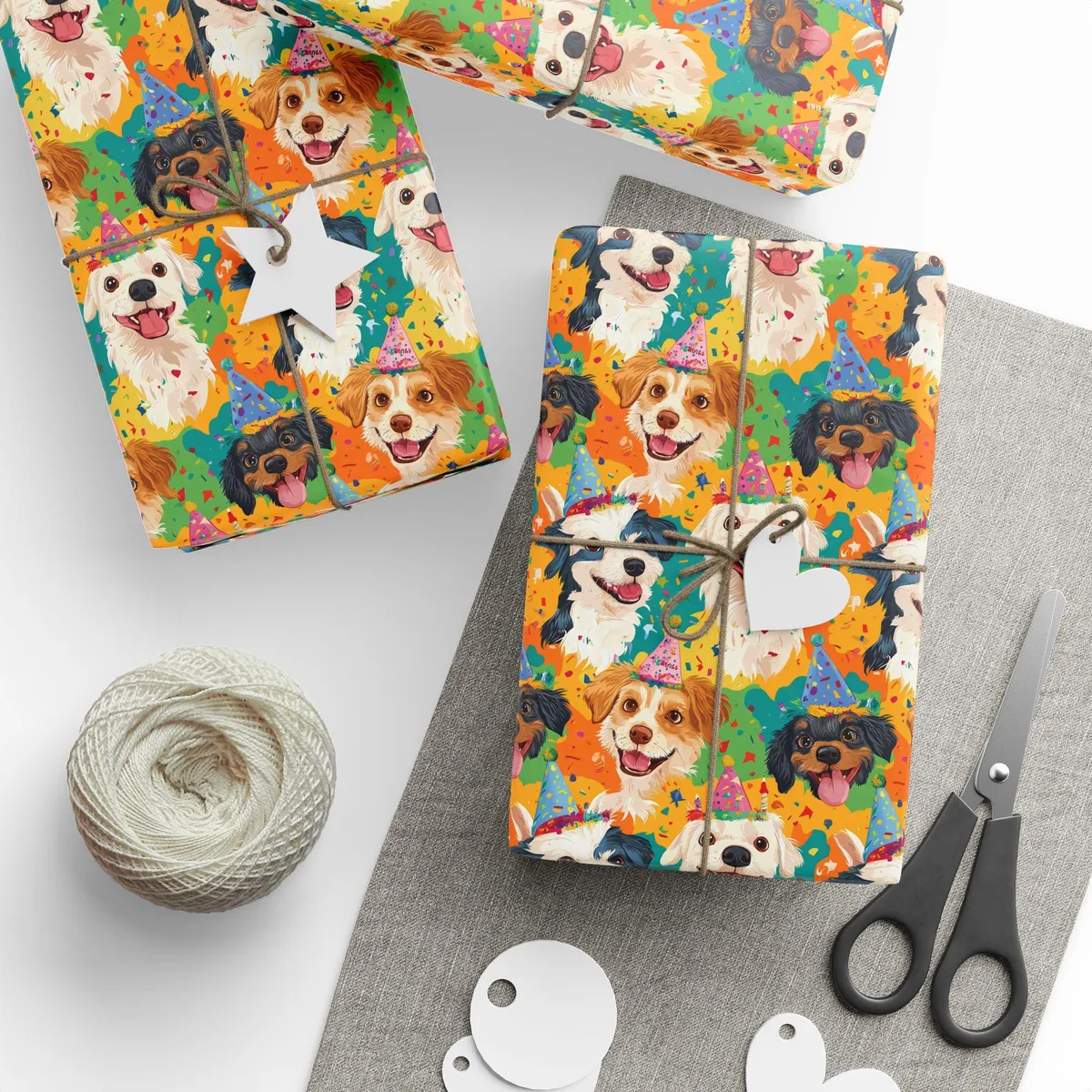 Dog Birthday Wrapping Paper — view 2