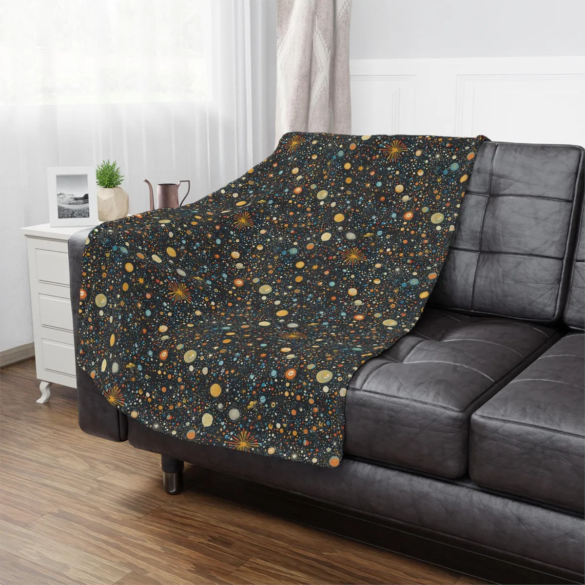 Galaxy Microfiber Fleece Blanket — view 1