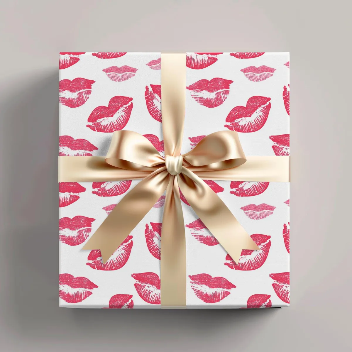 Kiss Kiss Wrapping Paper — view 1