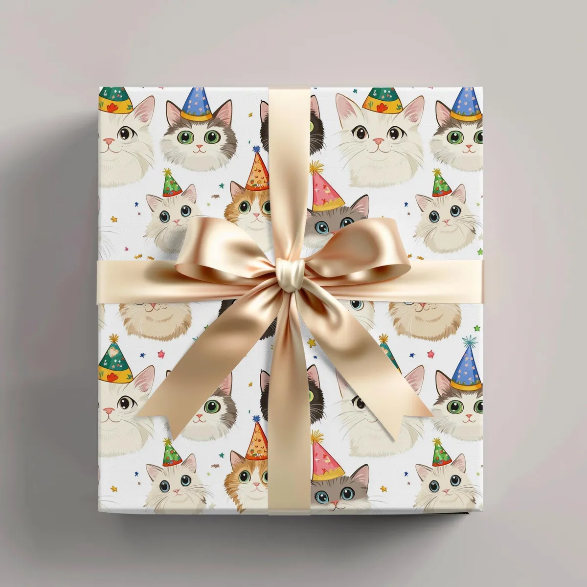 Party Cats Wrapping Paper — view 1