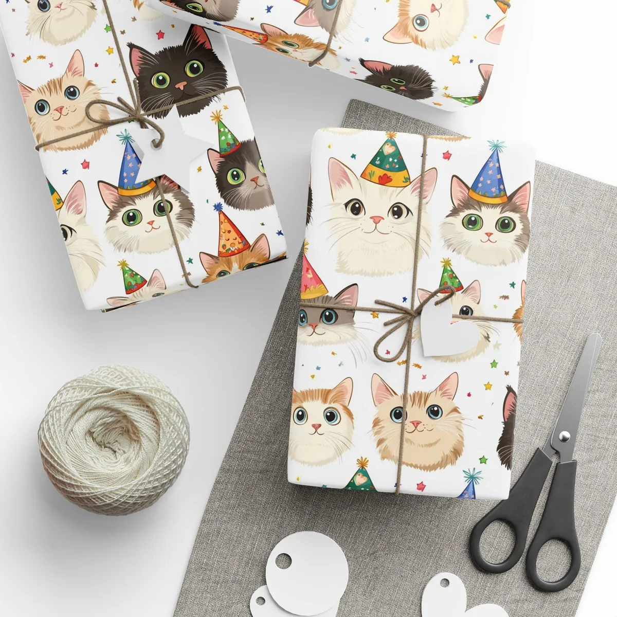 Party Cats Wrapping Paper — view 2