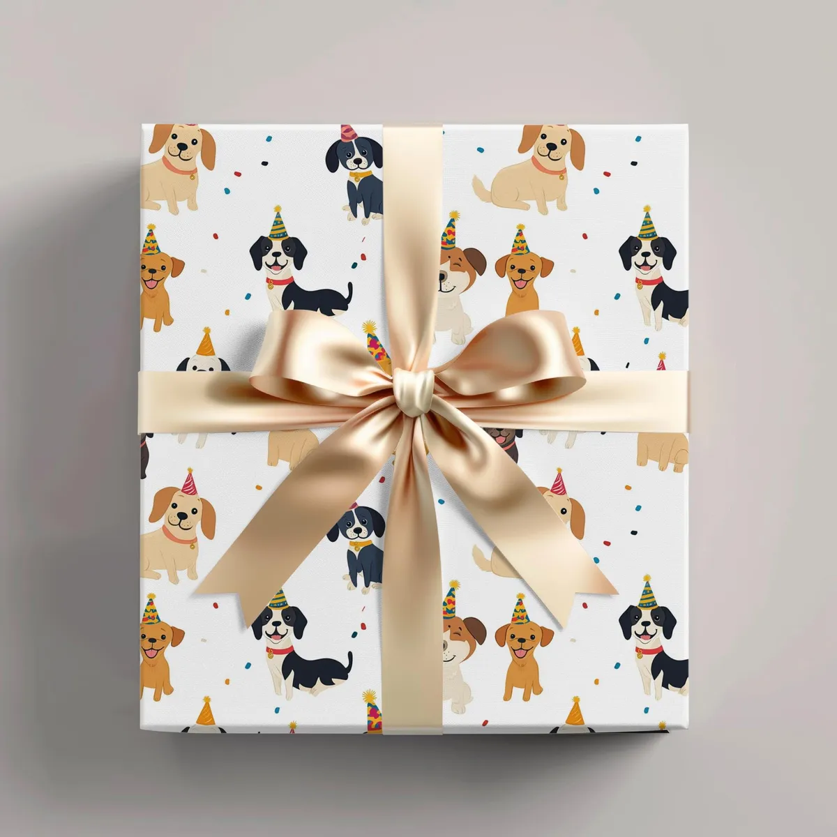 Party Dogs Wrapping Paper — view 1